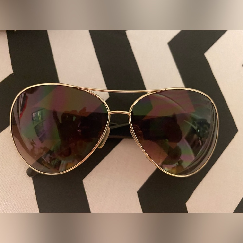 Guess tortoise shell aviator sunglasses
